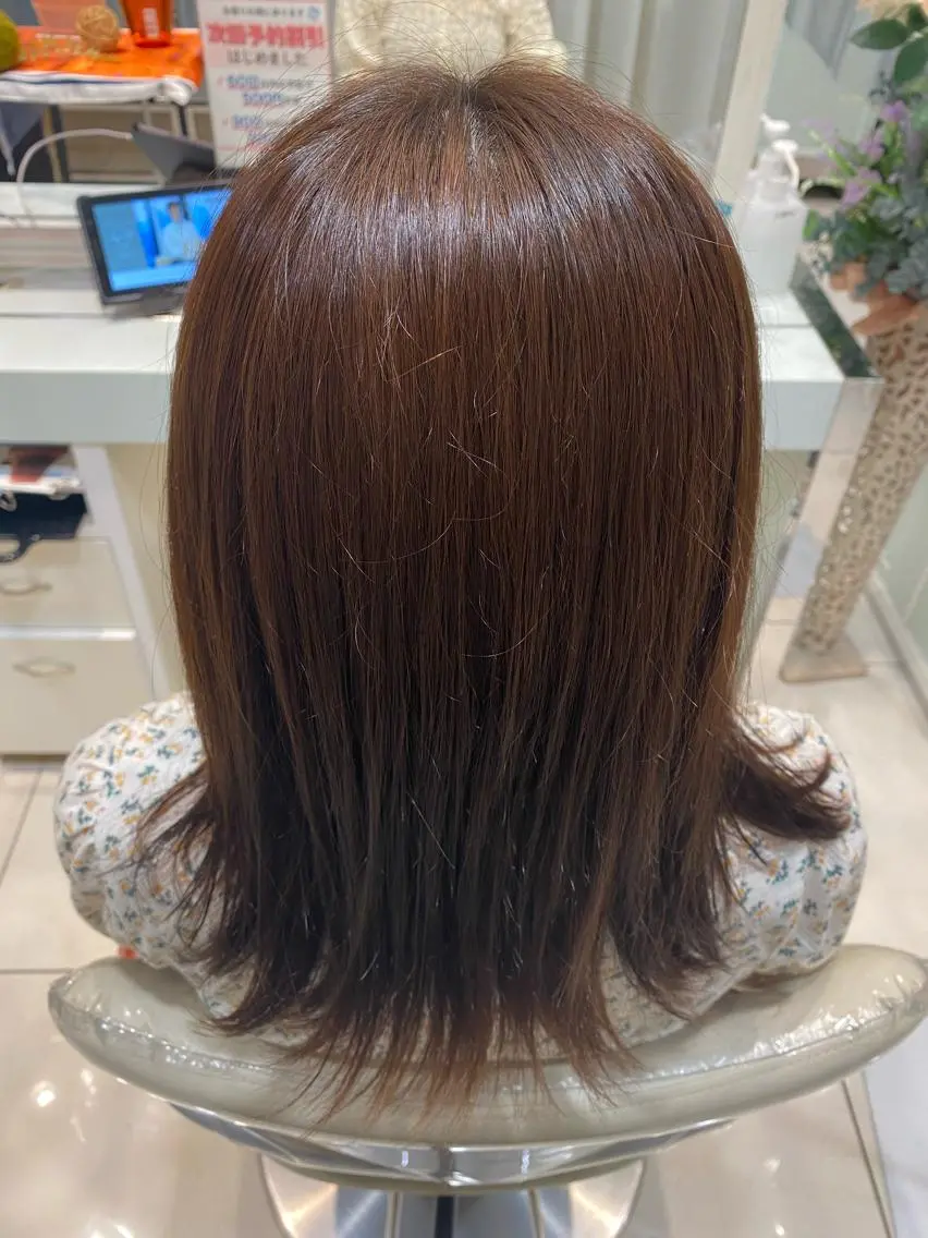 ミディアム EleRe さくやのヘアスタイル