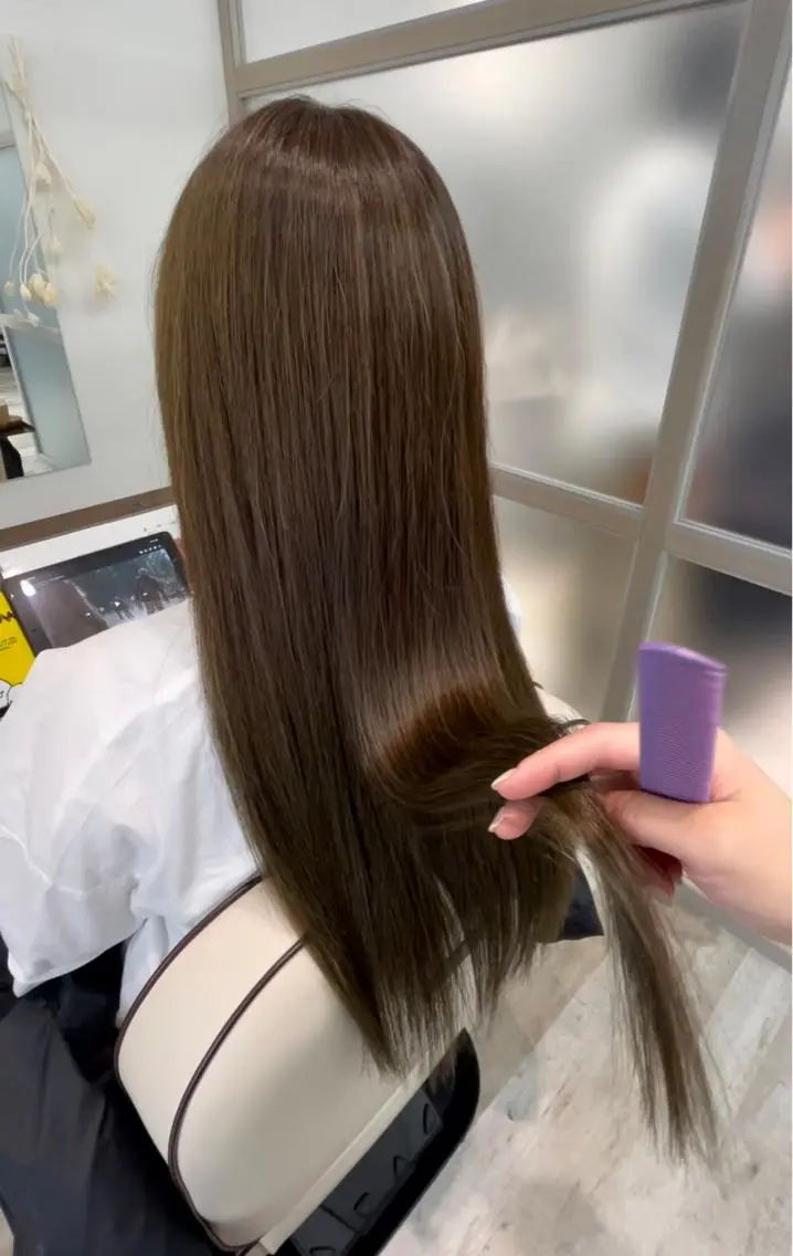 ロング カラー カット ヘアカラー トリートメント 🫧MITO カイレアサロン🫧のヘアスタイル