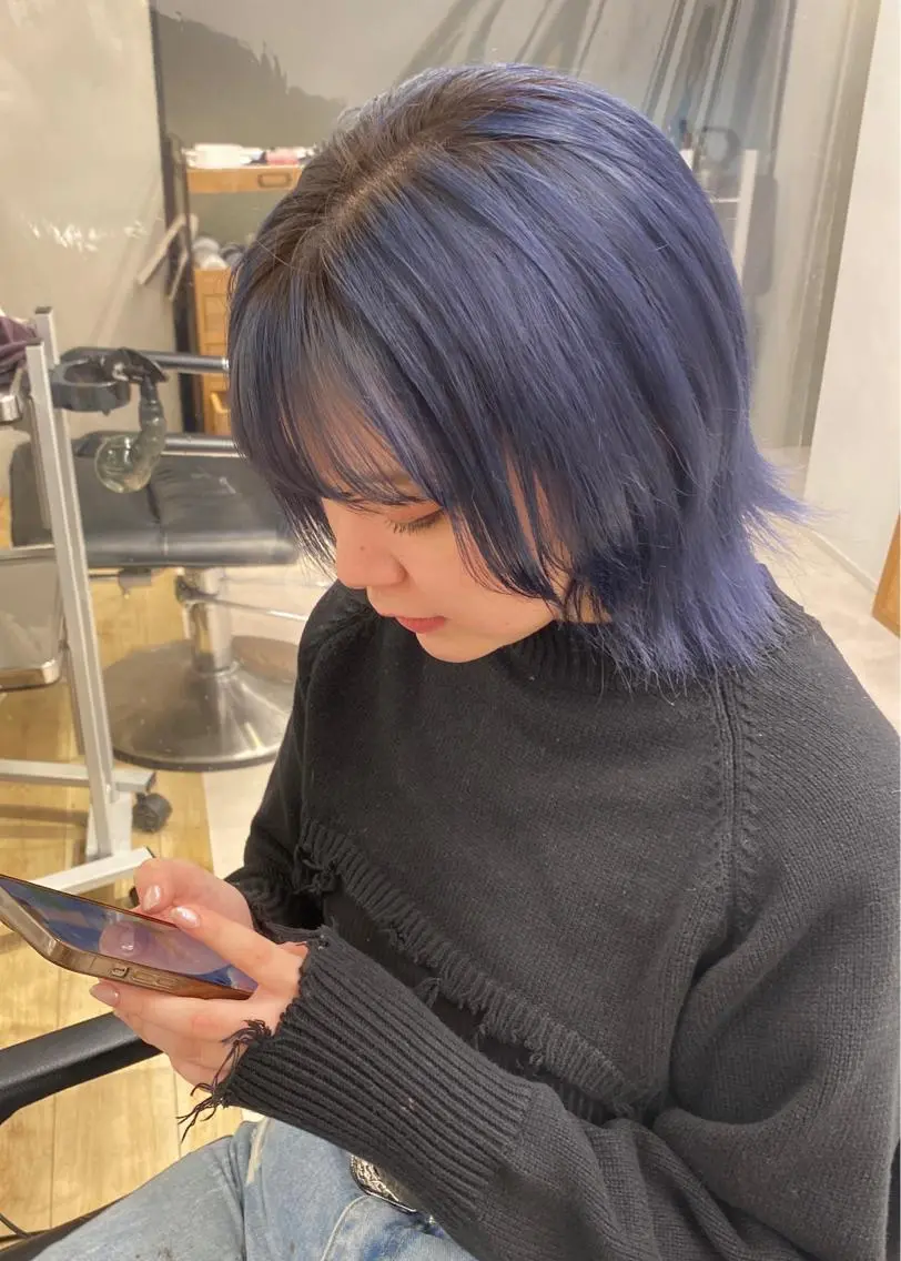 ミディアム カラー カット ヘアカラー noa/ 渋谷のヘアスタイル