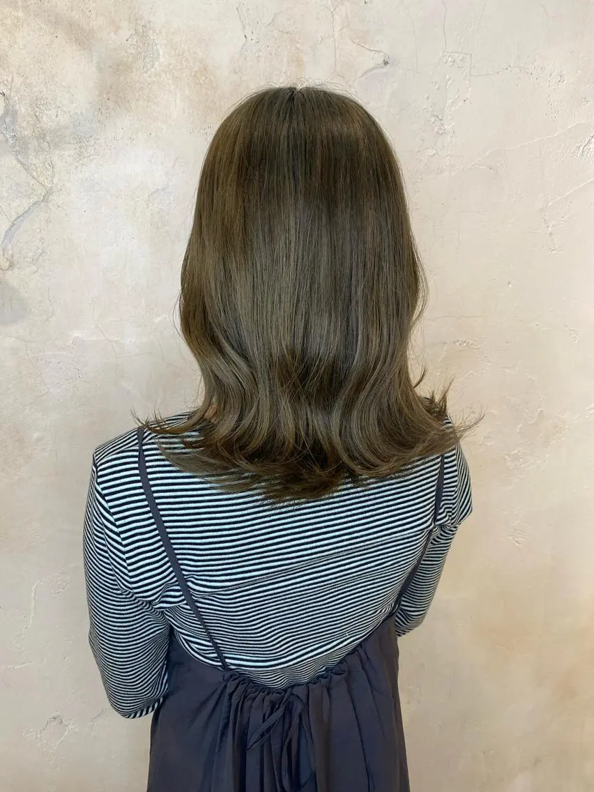 ミディアム カラー 【透明感カラー】 harunaのヘアスタイル