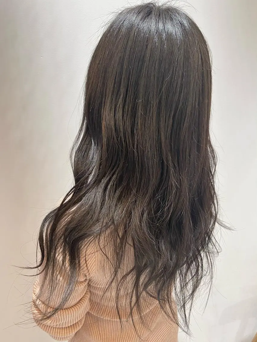 セミロング カラー カット ヘアカラー トリートメント 🐺ウルフ/レイヤー 似合わせ‎🤍沙羅のヘアスタイル