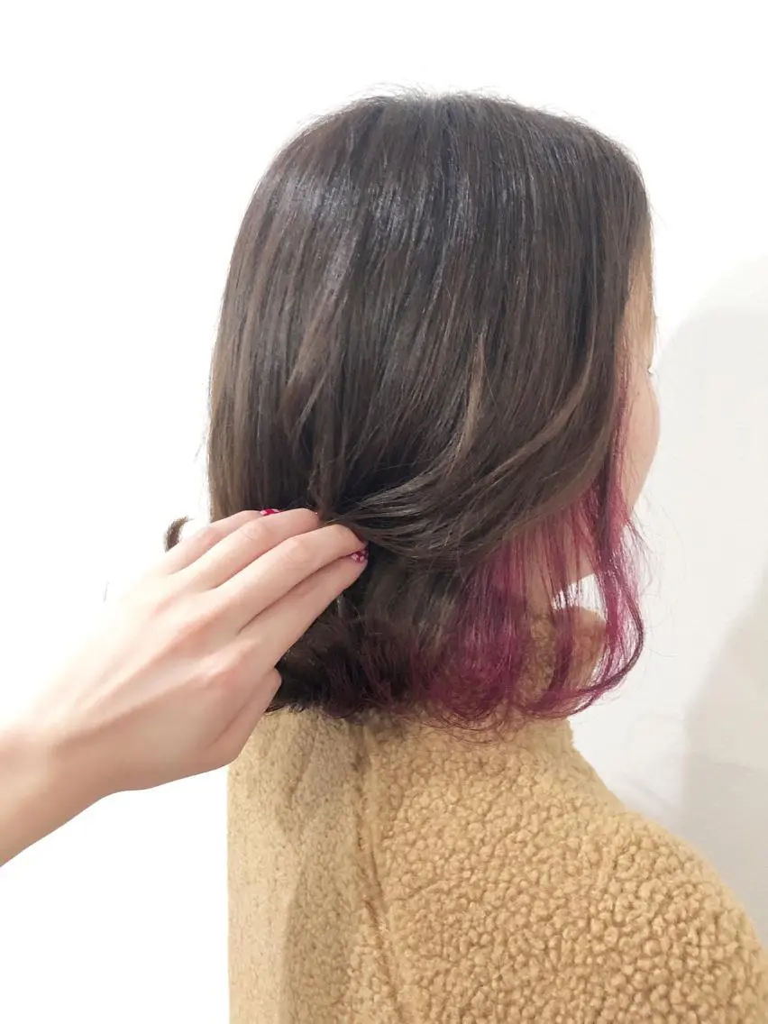 ミディアム 松田 みのりのヘアスタイル