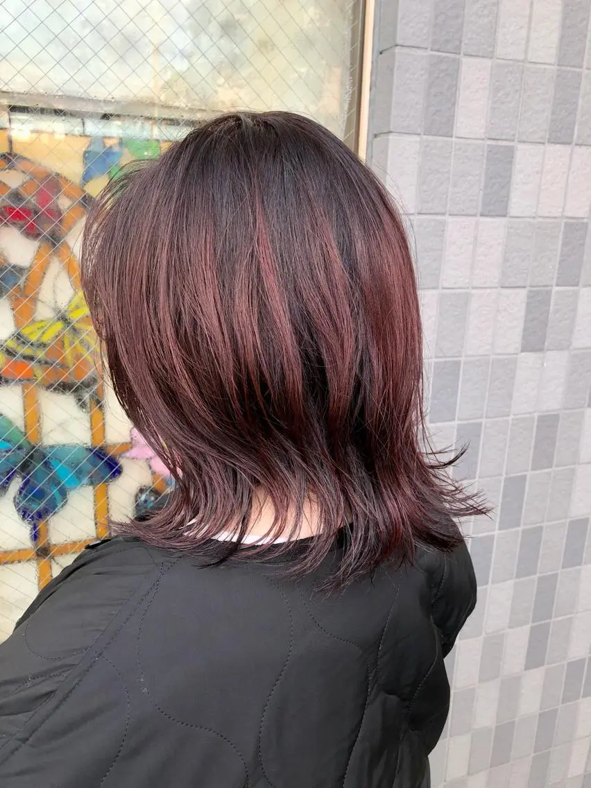 ミディアム カラー 鷺沼駅徒歩1分 キシタクのヘアスタイル