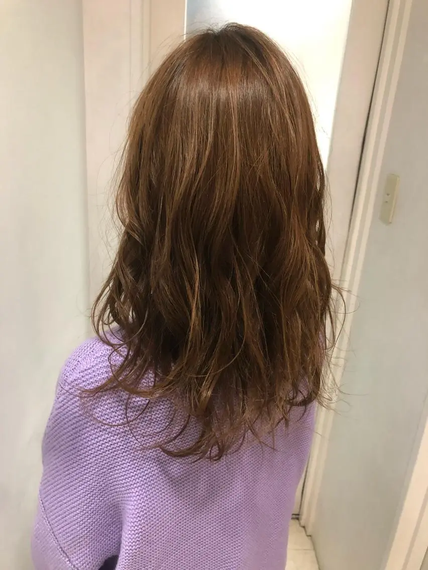 セミロング 藤田 遼のヘアスタイル