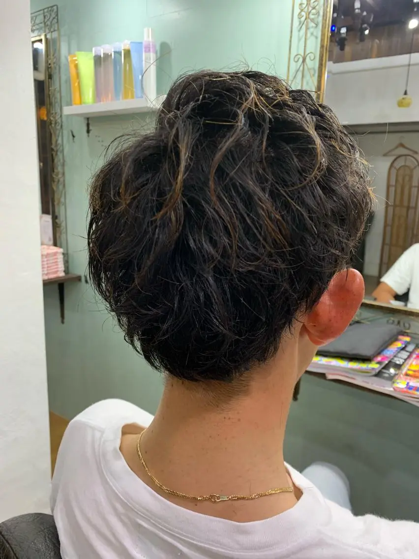 パーマ メンズ R ri R takagiのヘアスタイル