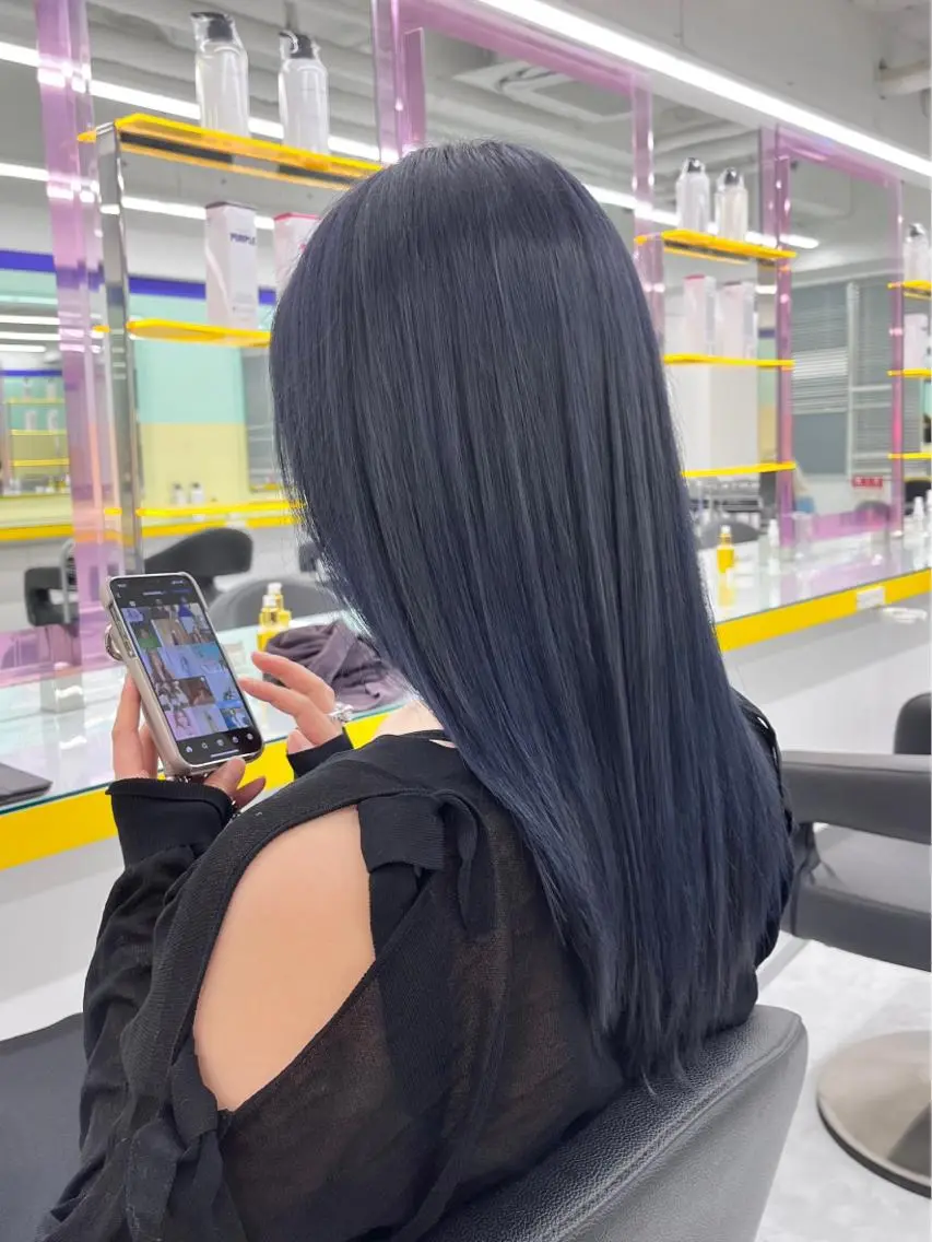 ロング 縮毛/ダブルカラー 🦋ベージュヘア🦋のヘアスタイル