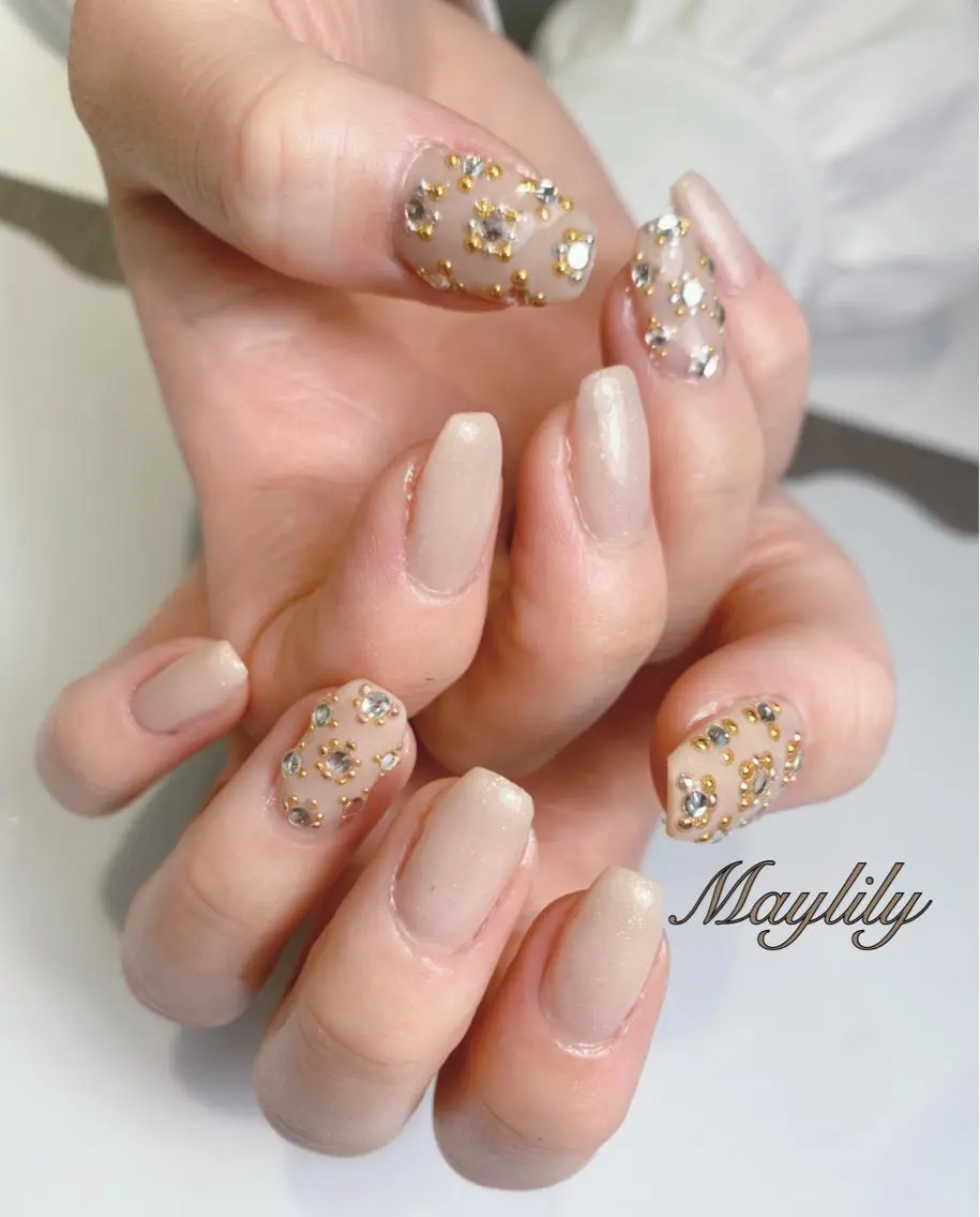 ネイル 持ち込み ハンドネイル Nail salon Maylilyのネイルデザイン