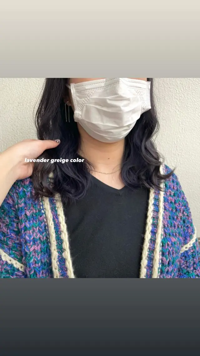 セミロング カラー パーマ ヘアアレンジ メンズ キッズ ネイル マツエク・マツパ アイブロウ 透明感カラー・レイヤ ー🎀amika🎀のヘアスタイル