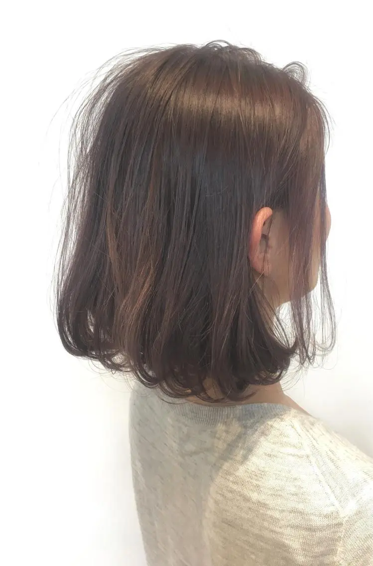 ミディアム ボブ 💁♂️メンズカッ トパーマ💈大田涼華のヘアスタイル