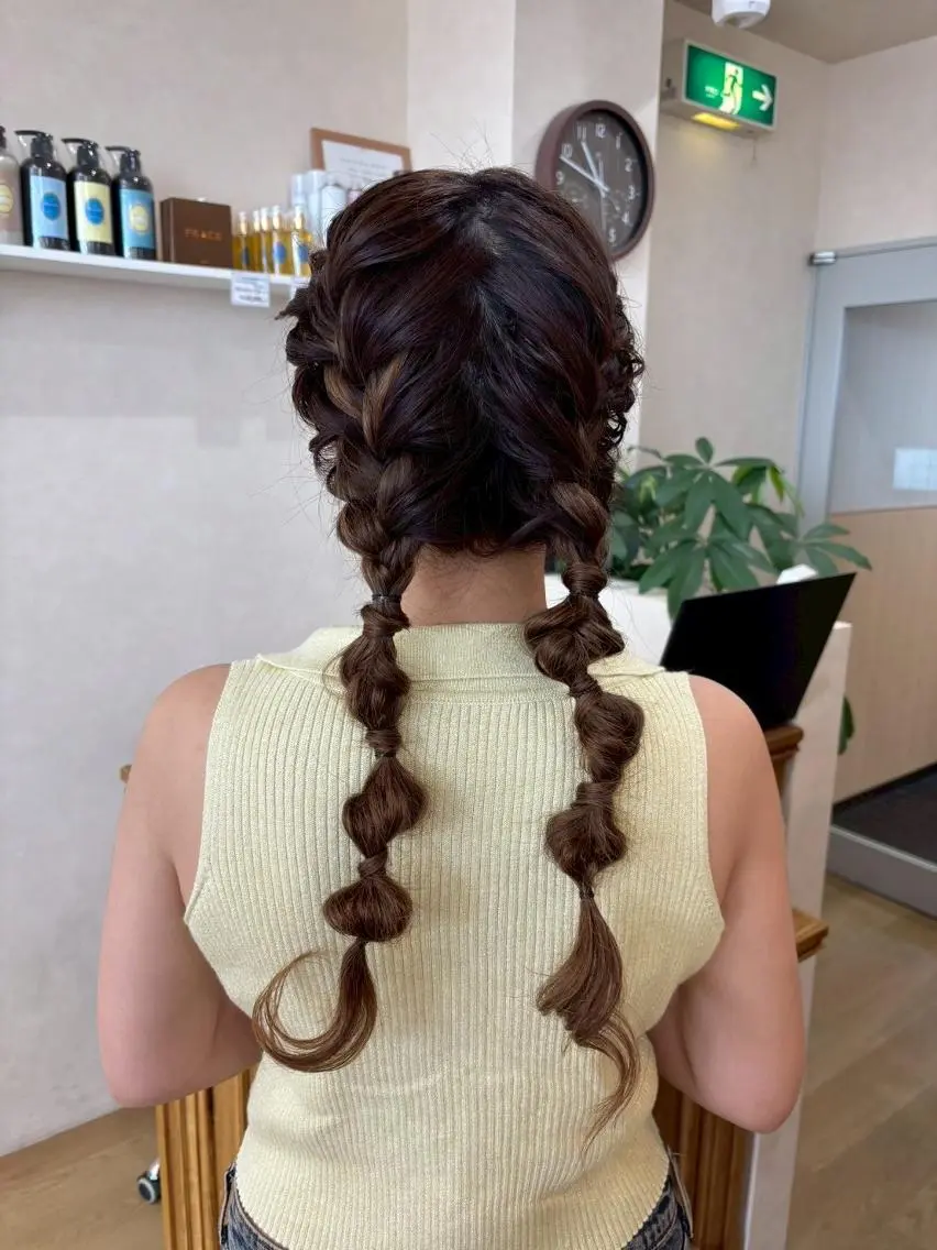 ヘアセット Mirashy 成田のヘアスタイル