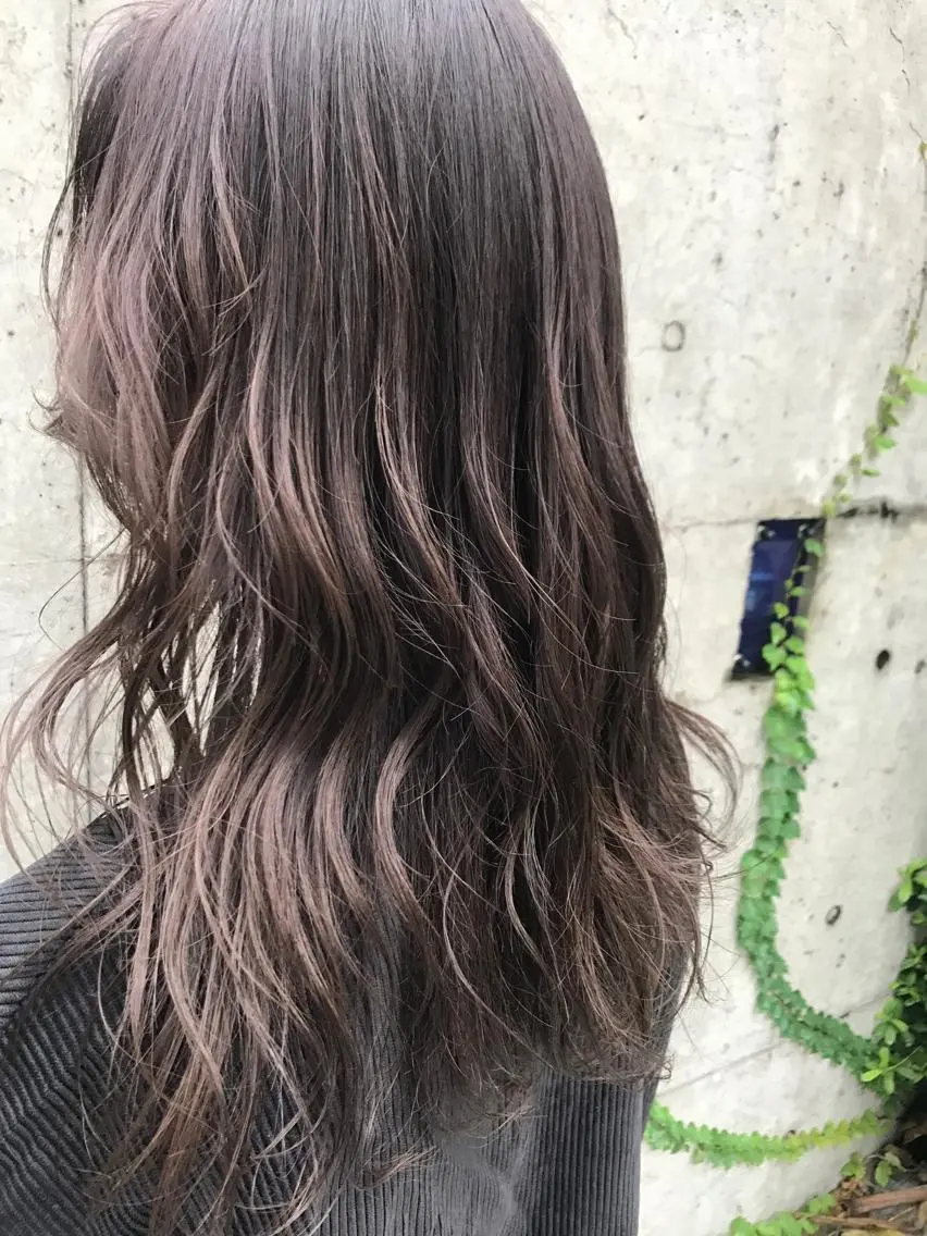 ロング カラー ベージュカラー ラベンダーカラー ラベンダーベージュ 【完全マンツー 恵比寿】佐藤 翔のヘアスタイル