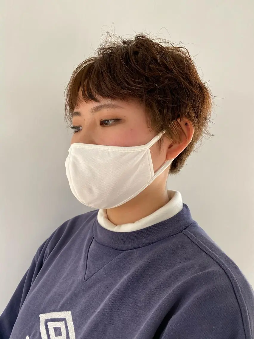 ショート カラー パーマ KOOKI スティードトーキョーのヘアスタイル