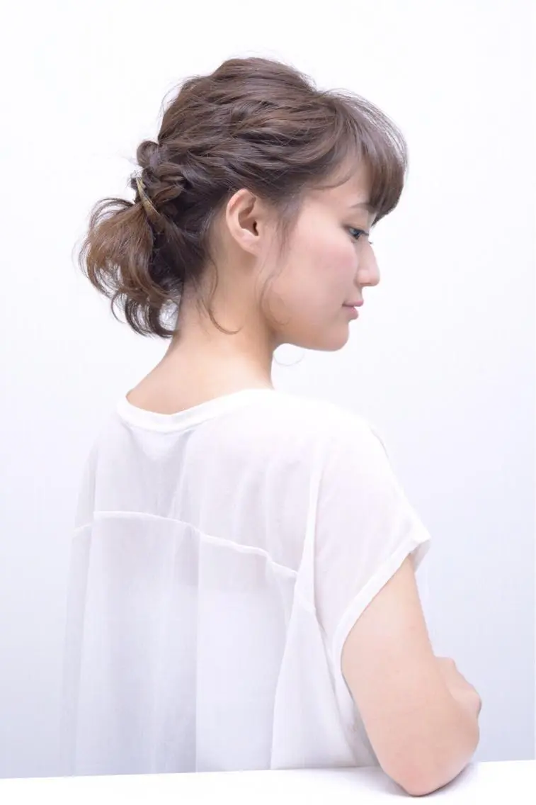ミディアム カラー ヘアアレンジ 石川 友美のその他イメージ
