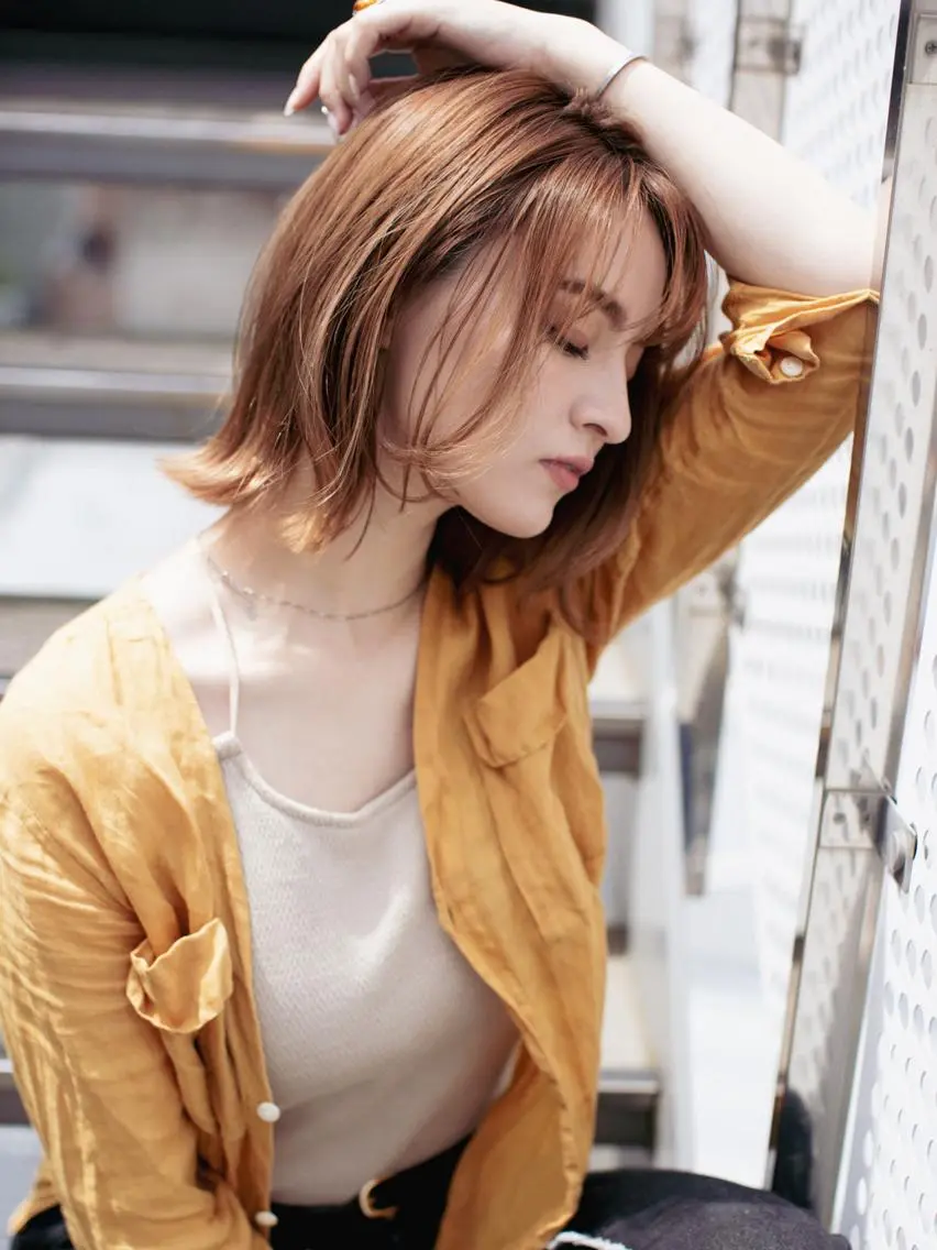ミディアム chouchou 心斎橋のヘアスタイル
