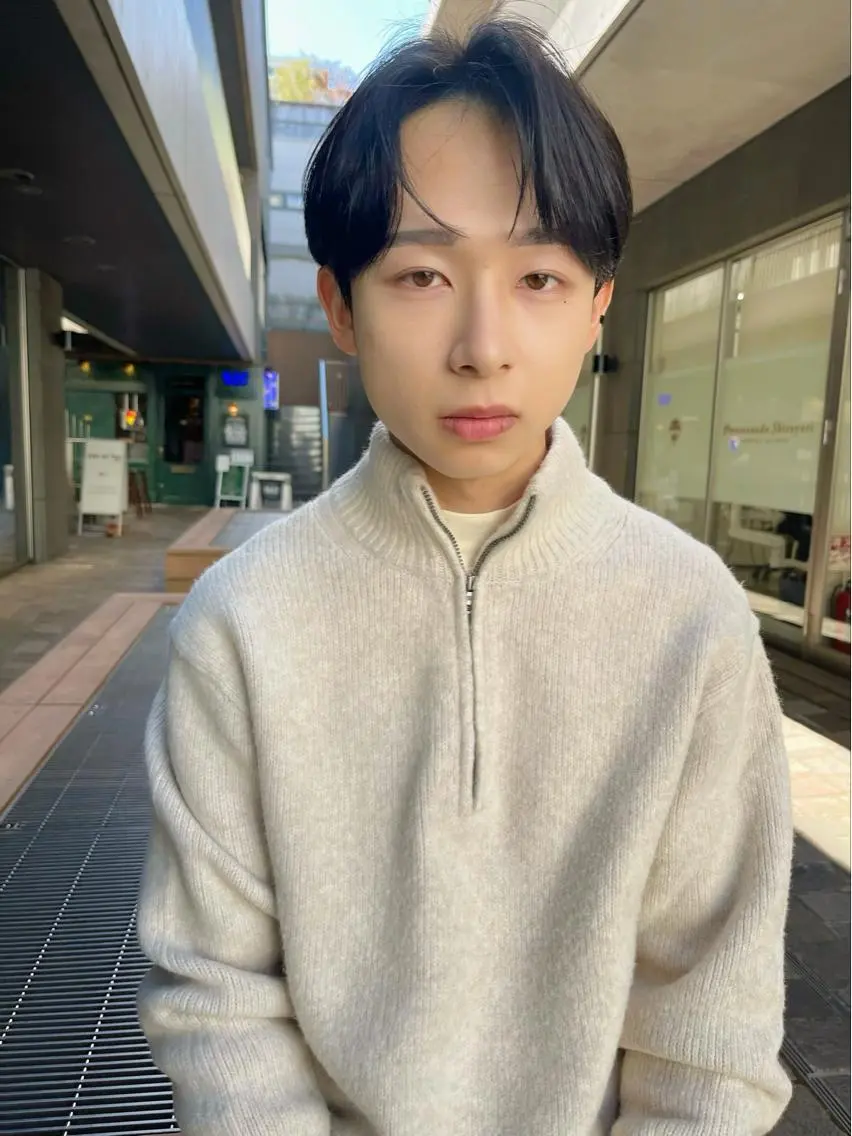 メンズ メンズ🍃ナチュラル 韓国風ヘアRENのヘアスタイル