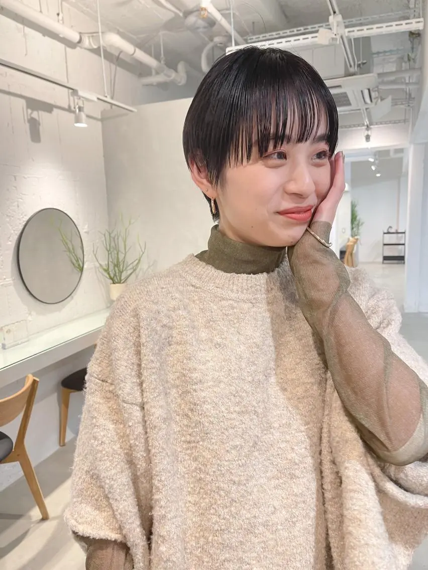 ショート ショートヘア 川本 裕🌿のヘアスタイル