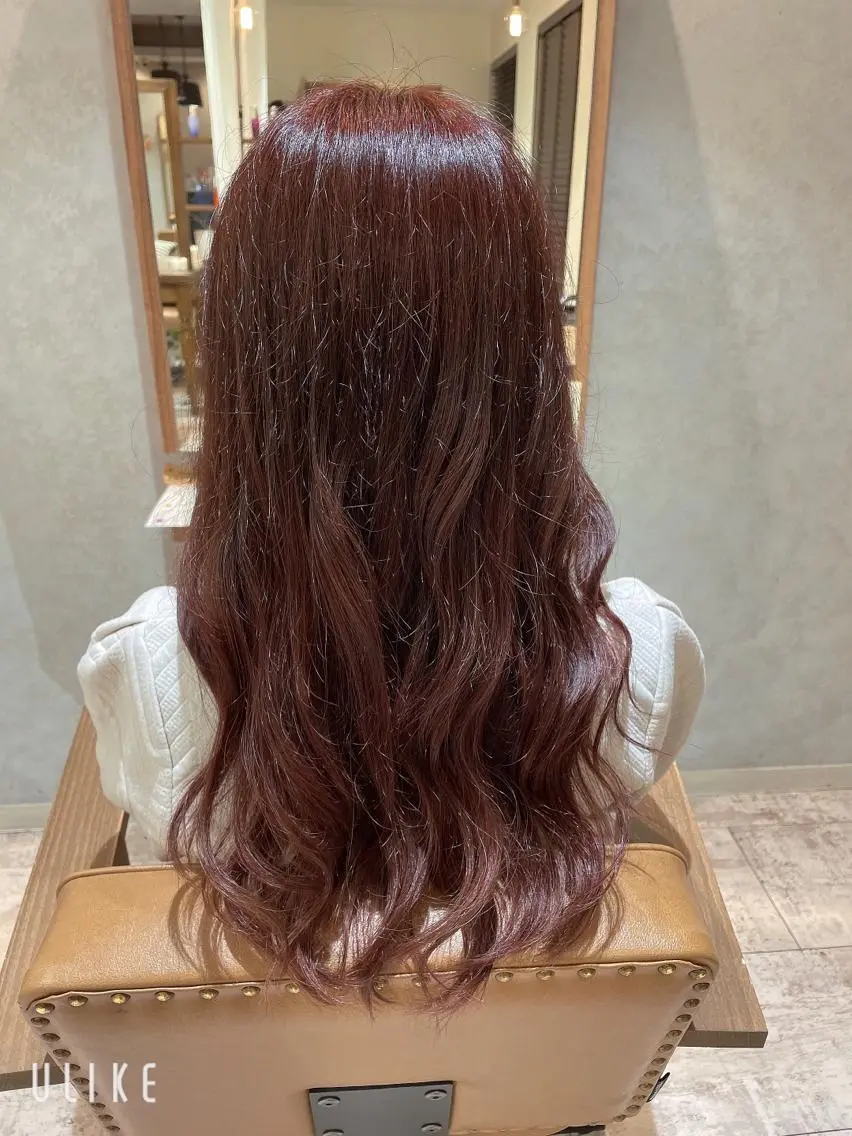 ロング ヘアカラー トリートメント 小川 夏生のヘアスタイル
