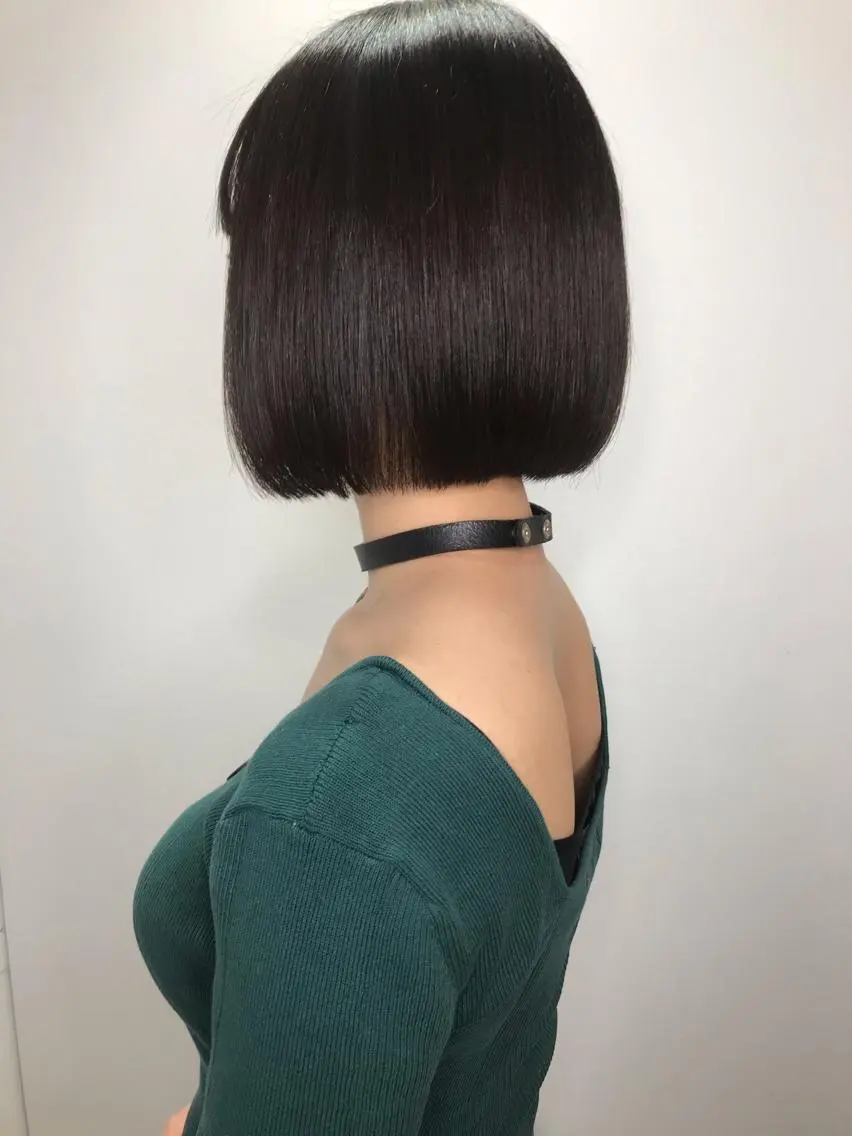 ショート ボブ シンプル+αな デザインを 松崎陸のヘアスタイル