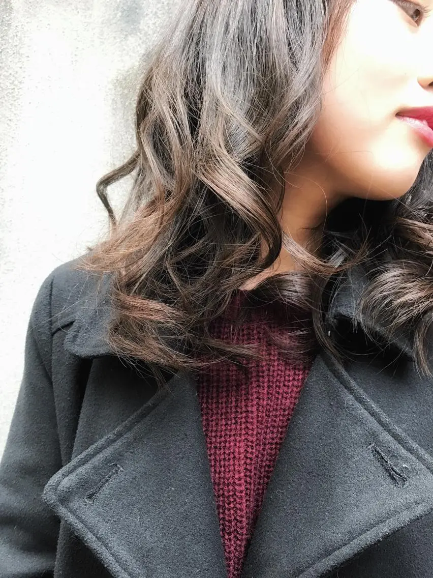 セミロング vato バトのヘアスタイル