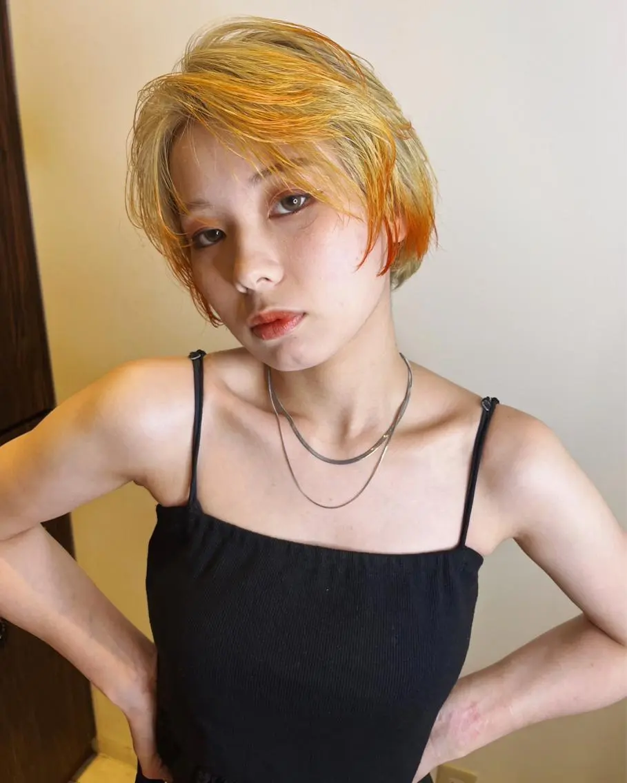 ショート ショート/ボブ レイヤー/チヨノのヘアスタイル