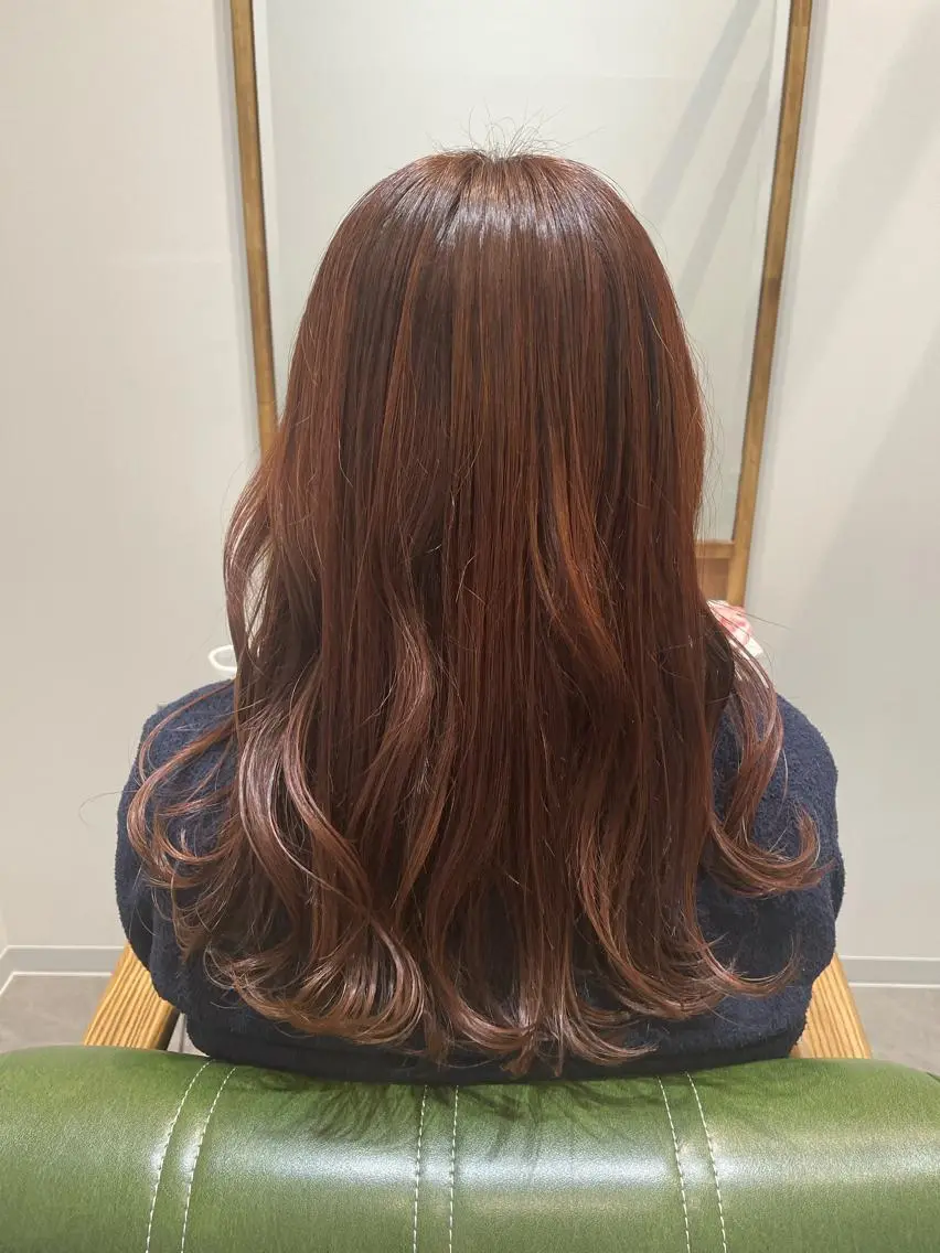 カラー ピンクカラー MIKU ナチュラルヘア✂️✨のヘアスタイル