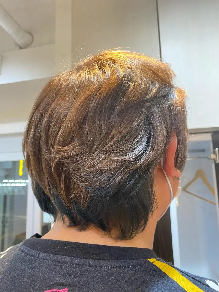 ショート カラー ブルーカラー インナーカラー ルジャルダン戸塚 🌼ゆきののヘアスタイル