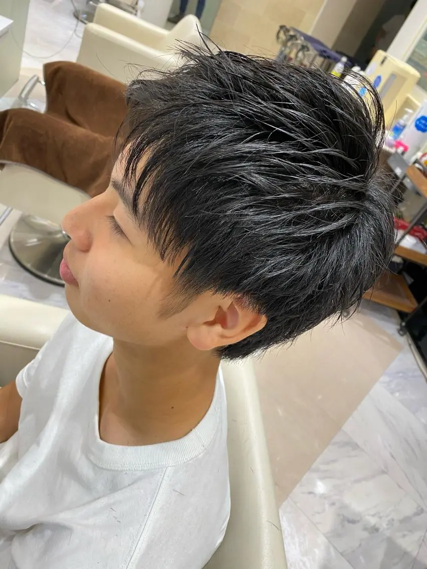 ショート メンズ 刈り上げ 福木 康助のヘアスタイル