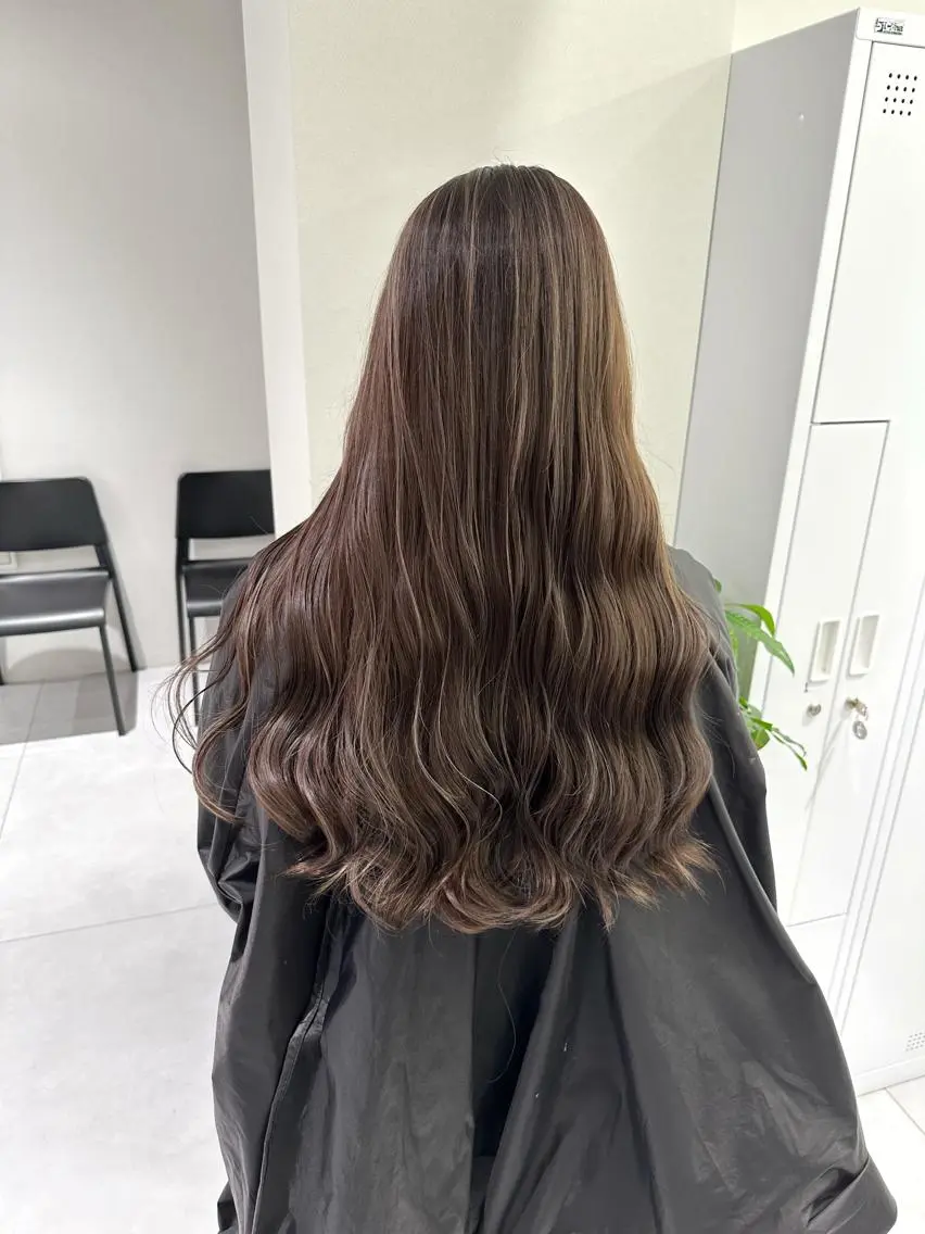ロング カラー カット ヘアカラー トリートメント epi エピのヘアスタイル