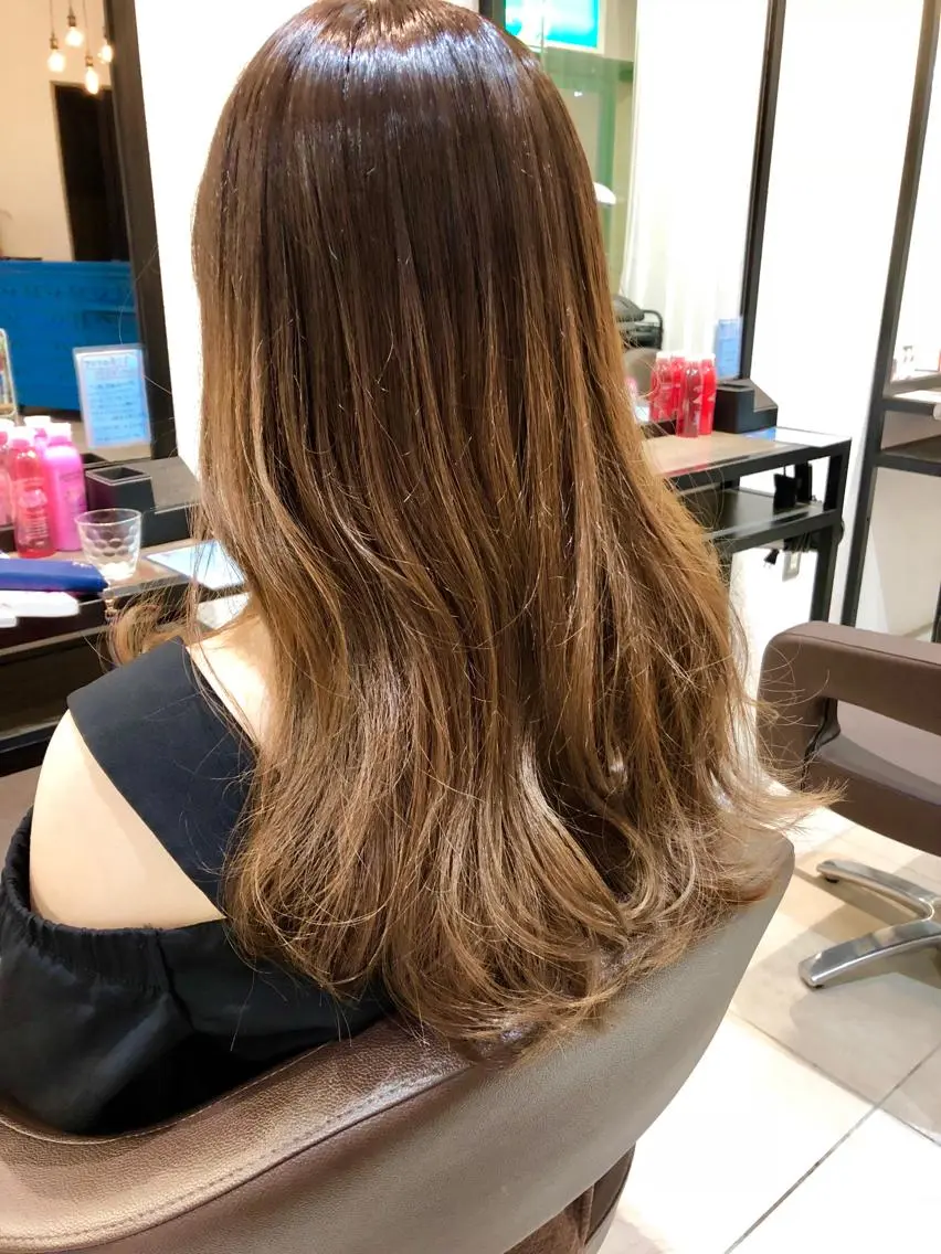 ロング カラー 笠谷 正之のヘアスタイル