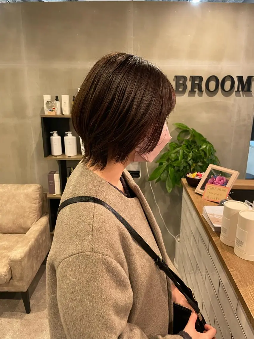 ショート ショートヘア S.BROOM なんばTAKUYAのヘアスタイル