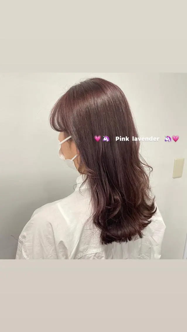 ロング カラー パーマ ヘアアレンジ メンズ キッズ ネイル マツエク・マツパ 透明感カラー・レイヤ ー🎀amika🎀のヘアスタイル