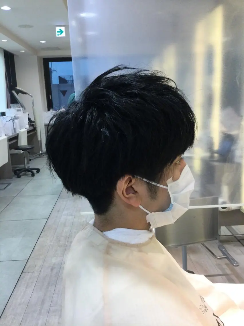 ミディアム メンズ 柳澤 和也のヘアスタイル
