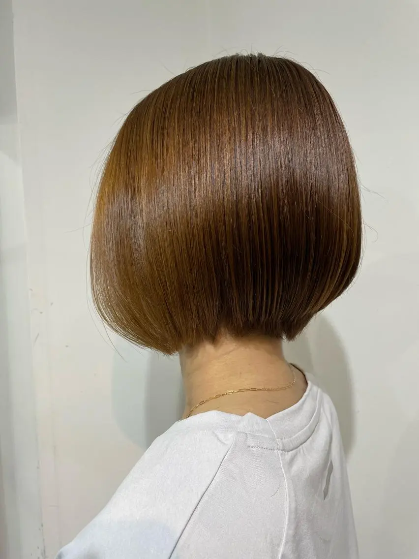 ショート 🐬脱白髪染めカラー 清水大世🐬のヘアスタイル