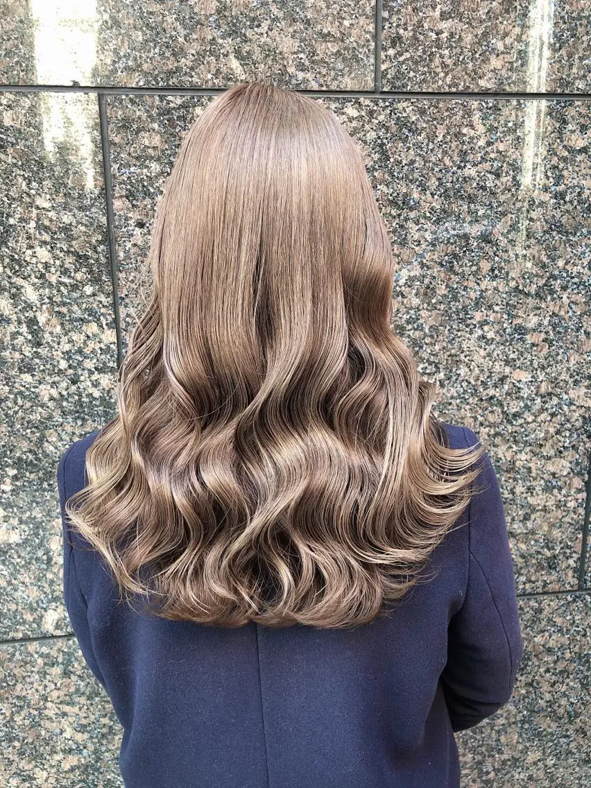 ロング カラー トリートメント カット ヘアカラー トリートメント 縮毛矯正/ 髪質改善/浅見拓哉のヘアスタイル