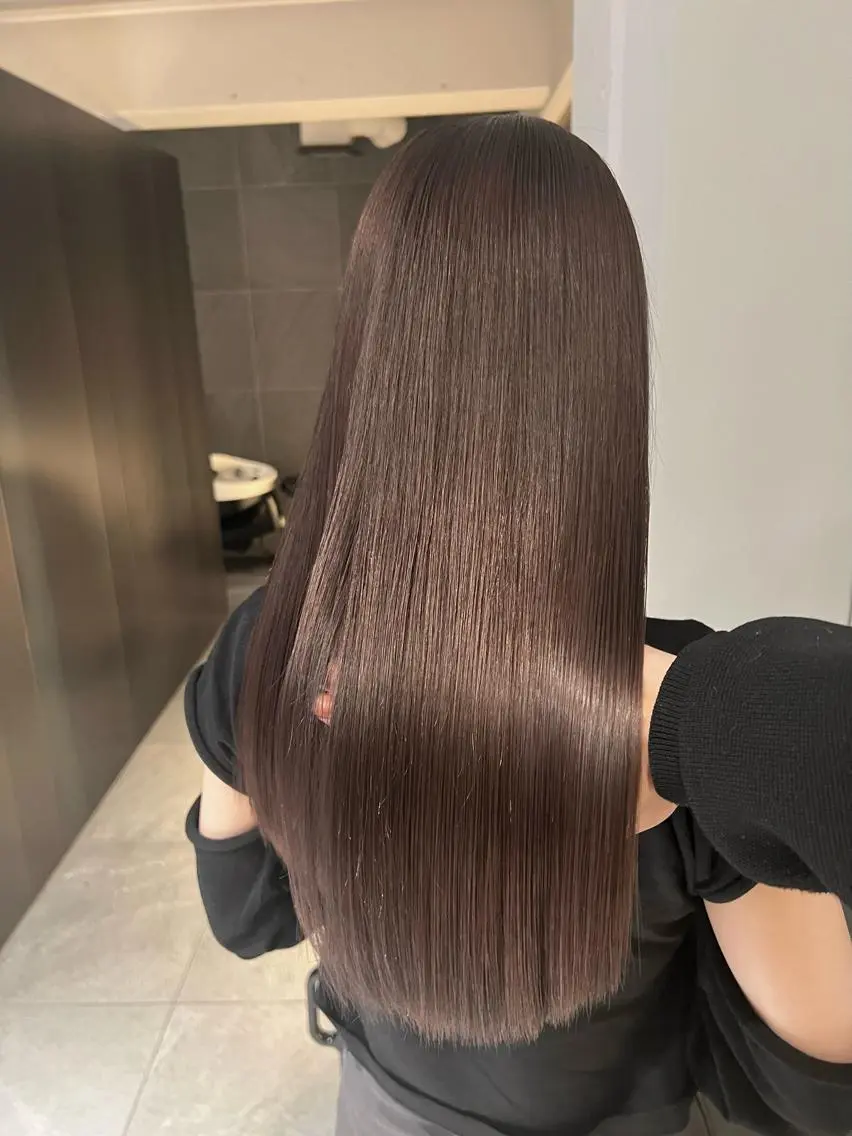 ロング カラー 髪質改善 トリートメント 原田 彩也のヘアスタイル