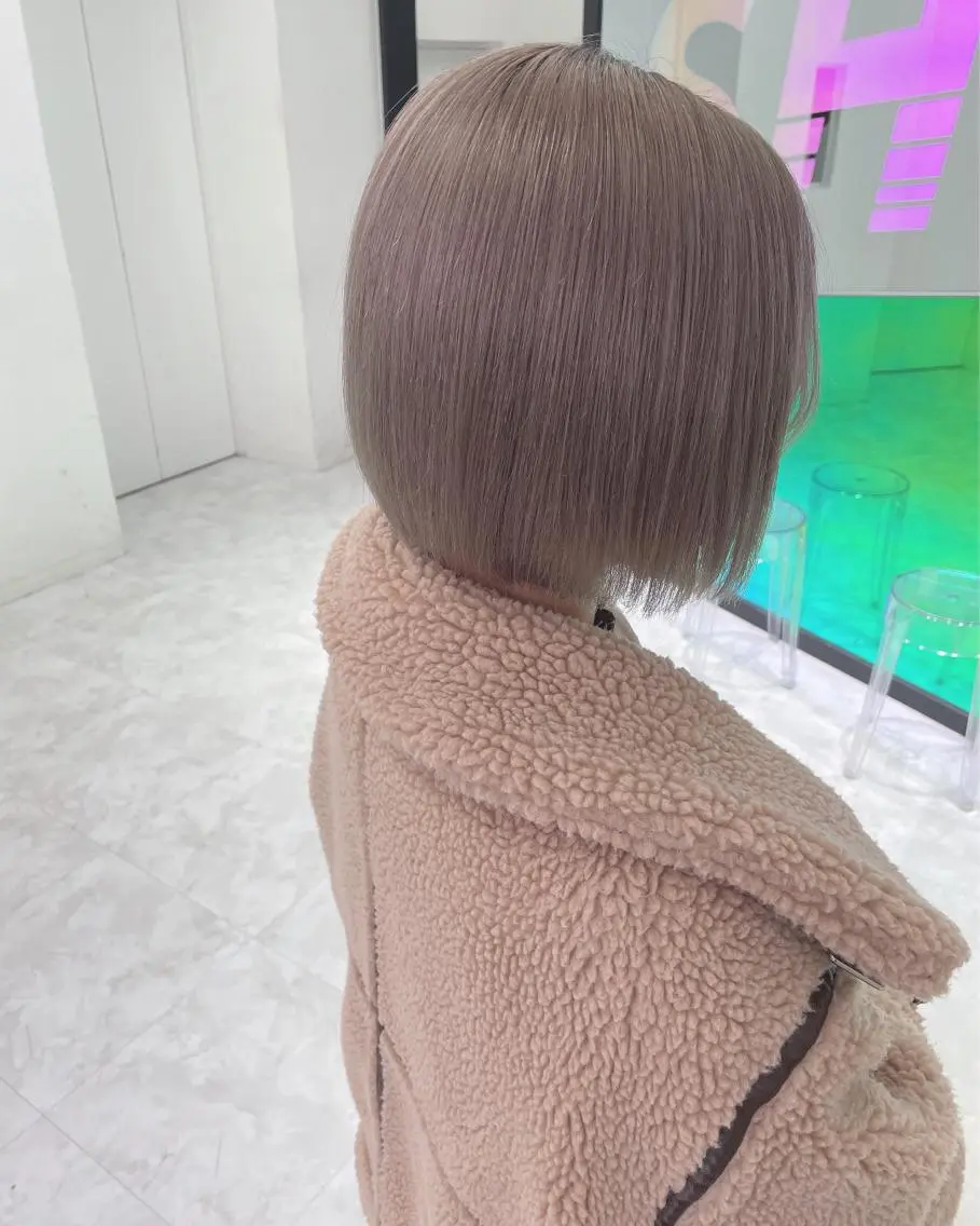 ショート カラー ヘアカラー 💗🤍透明感カラー 🤍💗kanonのヘアスタイル