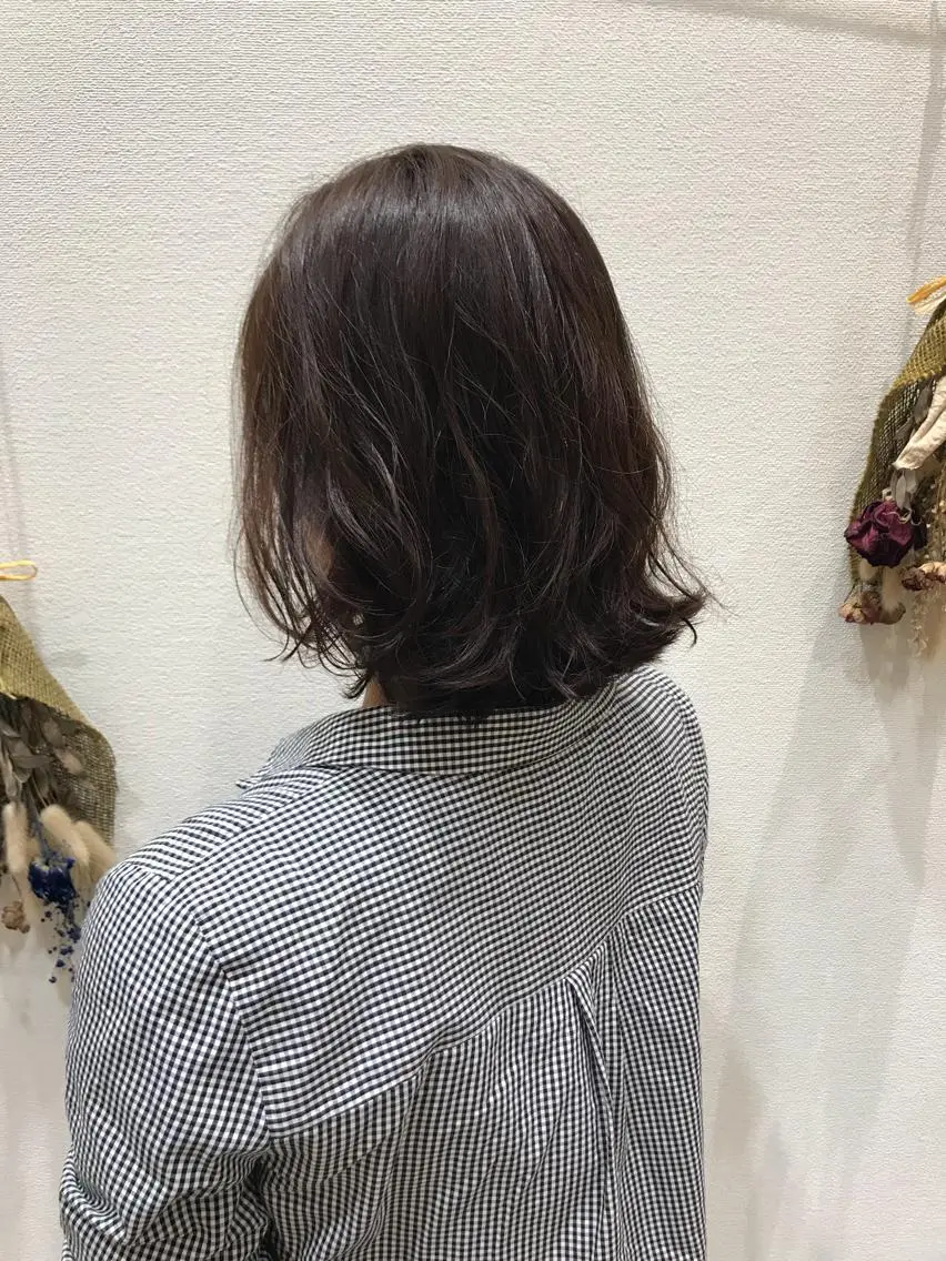 ショート パーマ ヘアアレンジ トリートメント デジタルパーマ Miku🪄💫 フェイスレイヤーのヘアスタイル