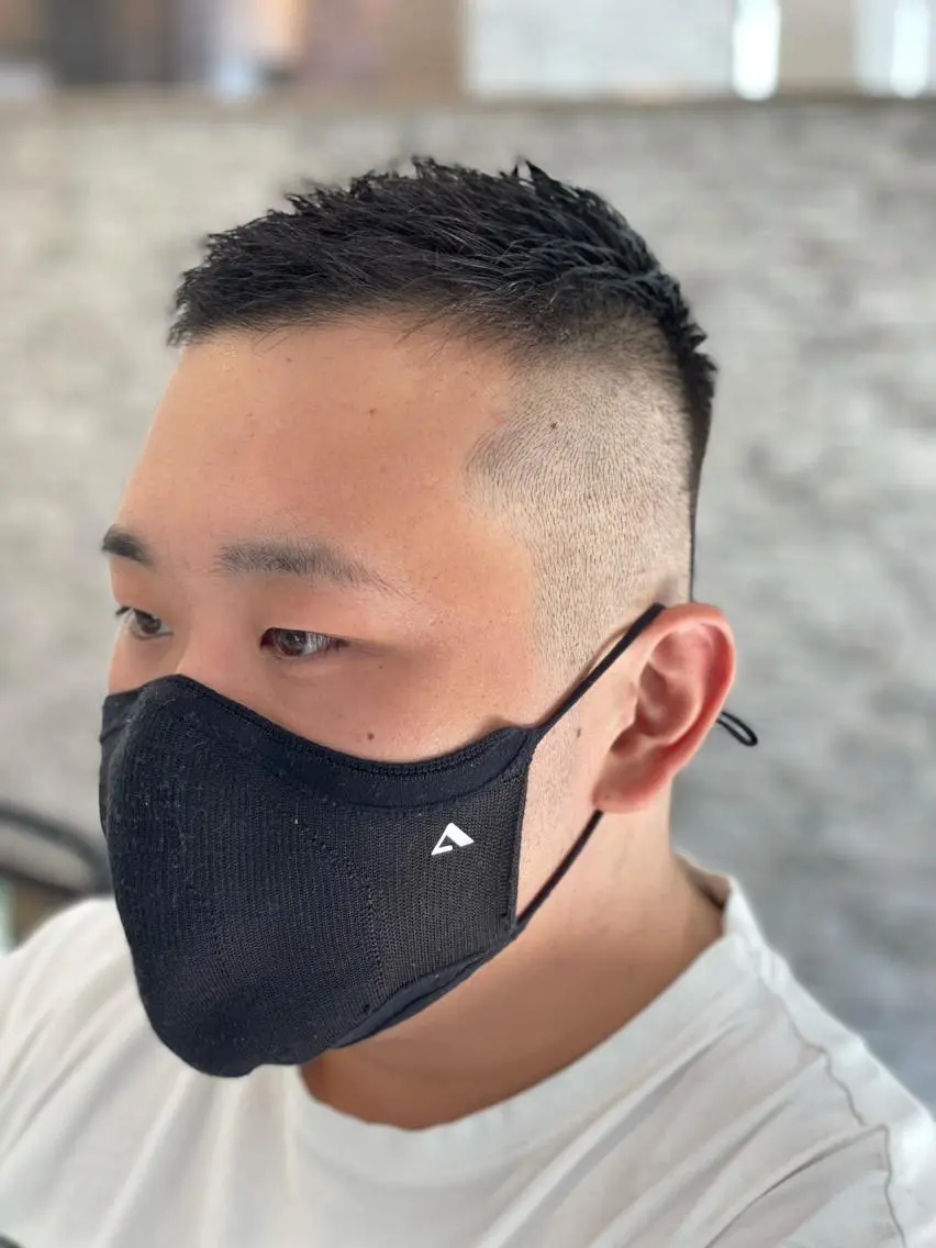 ショート メンズ フェードカット 石崎 直也のヘアスタイル
