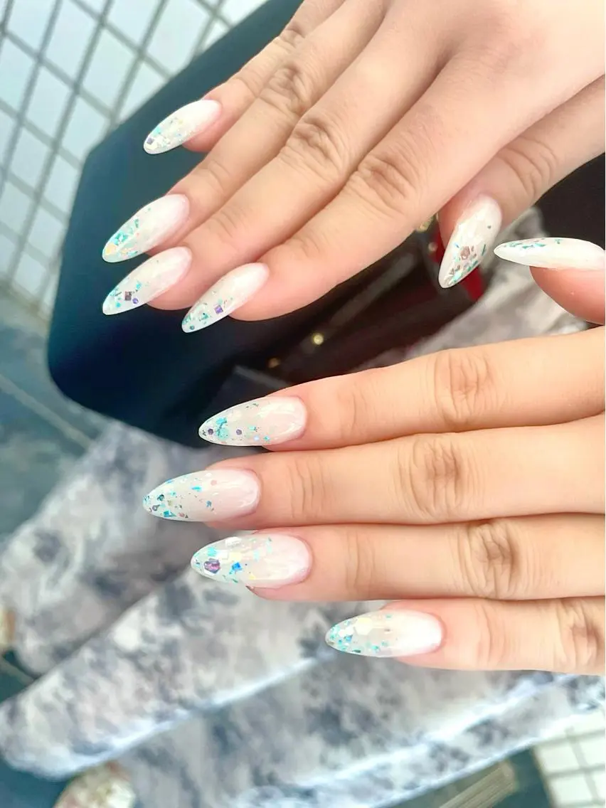 ネイル ラメ(グリッター) ハンドネイル Nail ヌシん家 AKANEのネイルデザイン