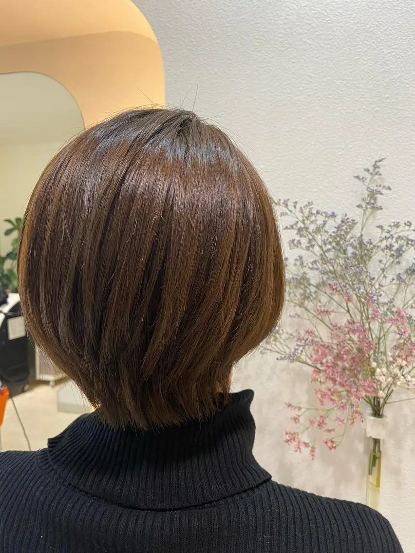 ショート カット 河原町/艶髪/西田 晴香のヘアスタイル