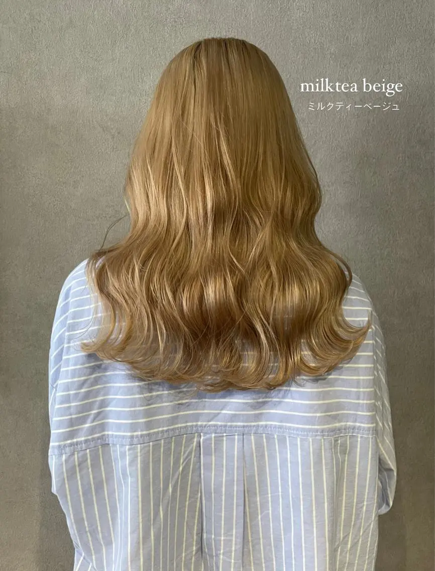 ロング カラー ヘアカラー トリートメント coco♡ 韓国hairのヘアスタイル