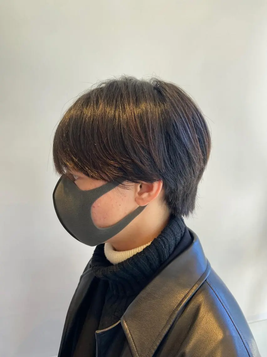 メンズ マッシュ シースルーマッシュ メンズ縮毛矯正 ♠️店長下平隼人のヘアスタイル