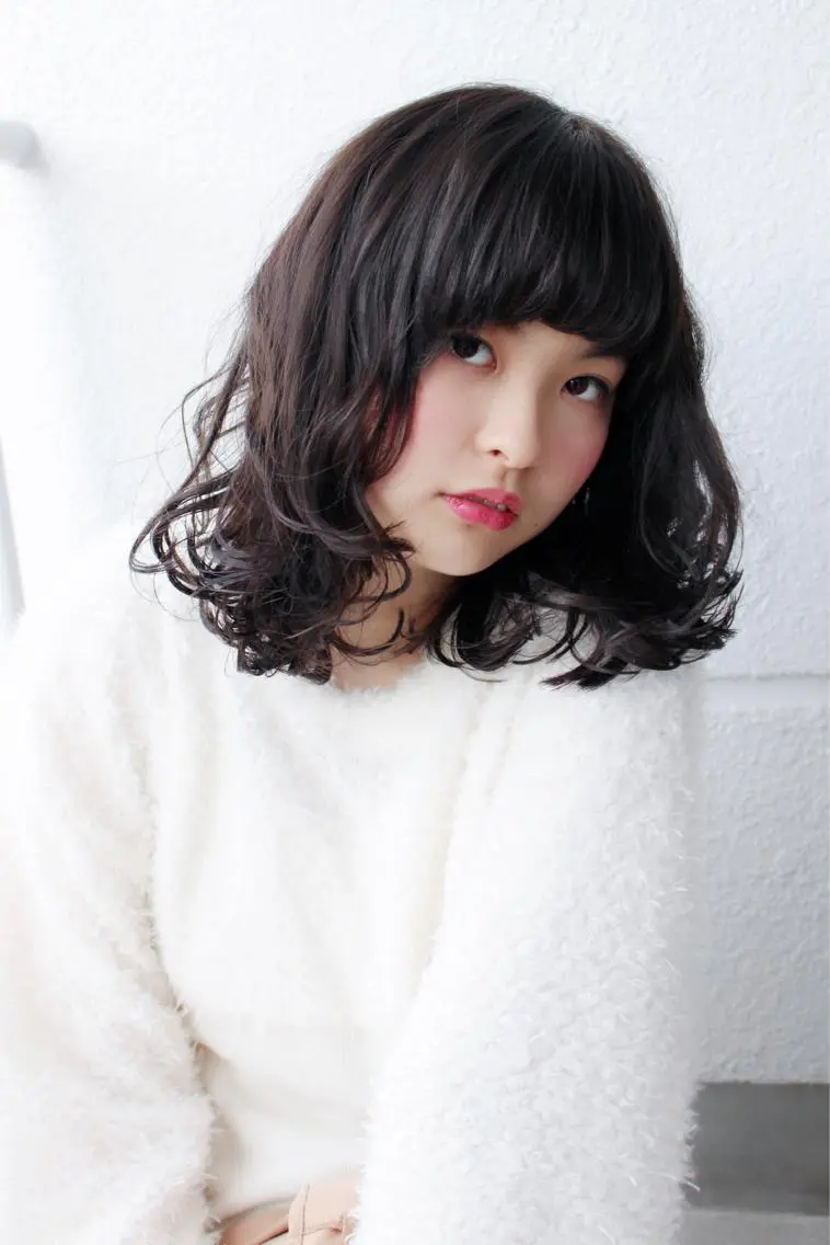 ミディアム カラー 増山 大起のヘアスタイル