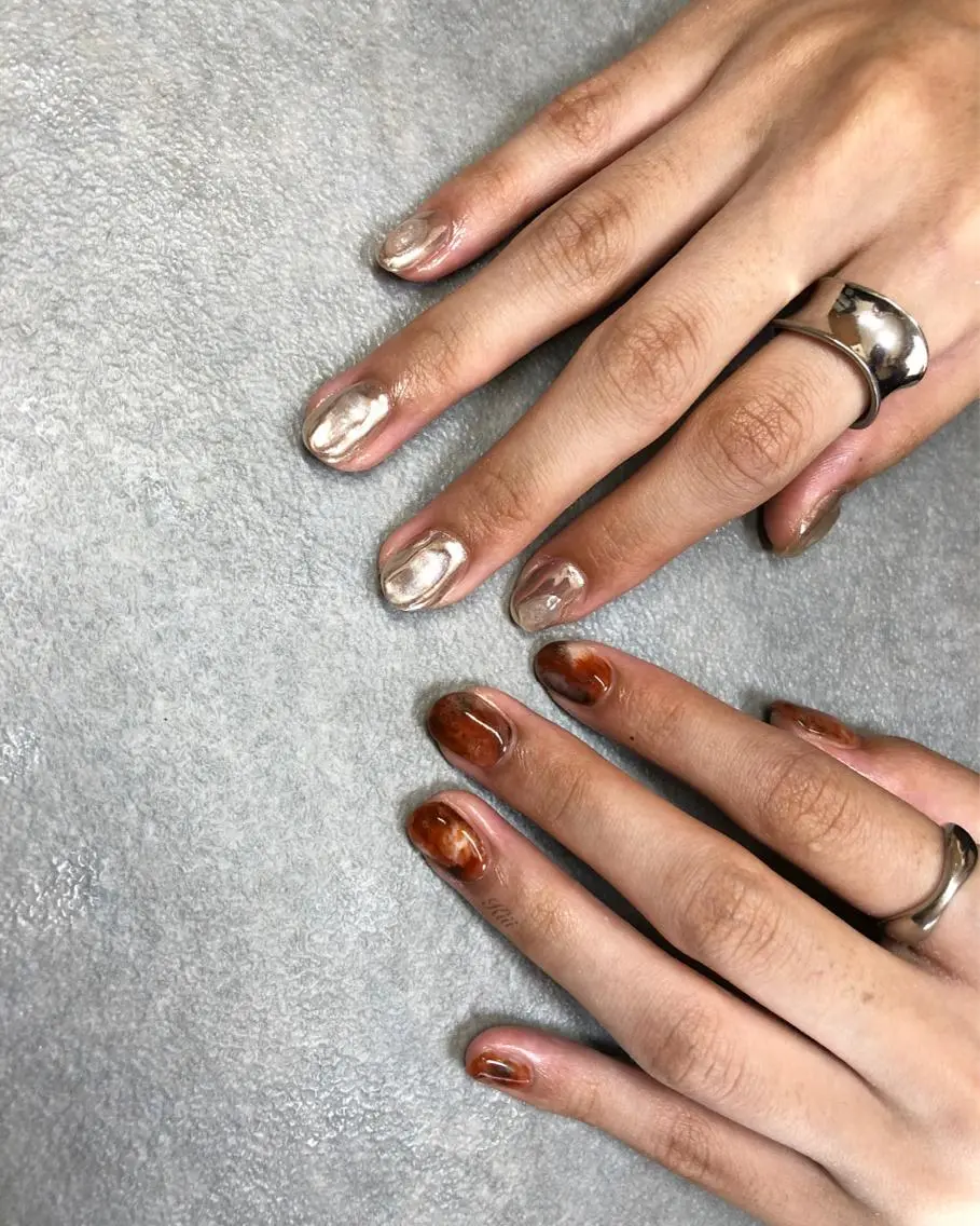 ネイル ハンドネイル フットネイル kiii.__ ✴︎*のネイルデザイン