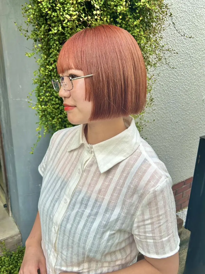 ショート カラー カット ヘアカラー トリートメント 🌼U24 ヘアデザインラボのヘアスタイル
