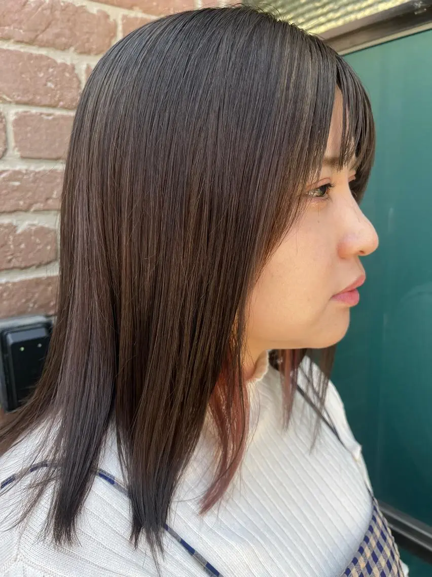 ミディアム カラー パーマ ヘアアレンジ メンズ キッズ ネイル マツエク・マツパ アイブロウ メンズブリーチ メンズハイライト メンズインナーカラー メンズ韓国風 ブリーチ 久木原 ゆりのヘアスタイル
