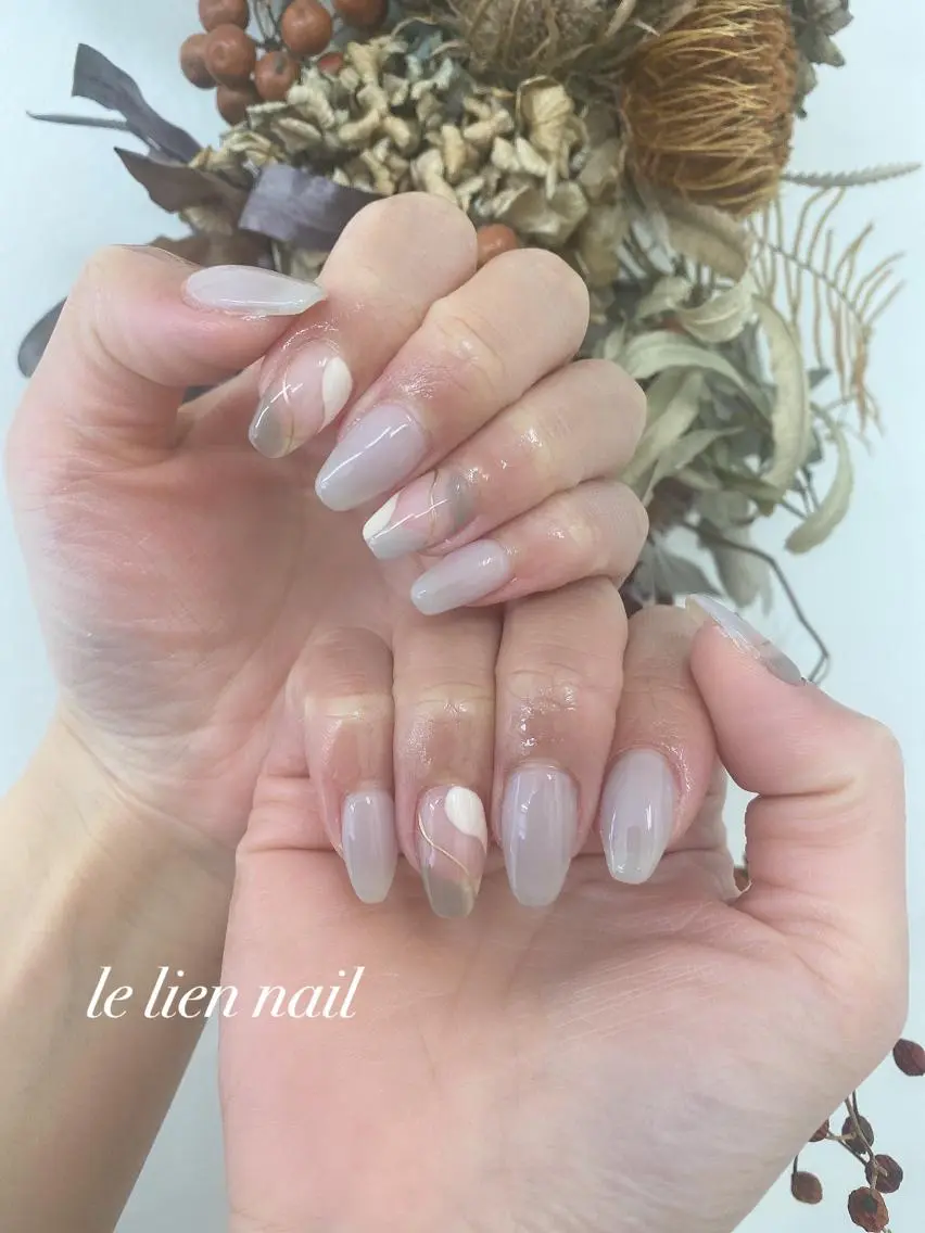 ネイル ニュアンスネイル le lien nailのネイルデザイン