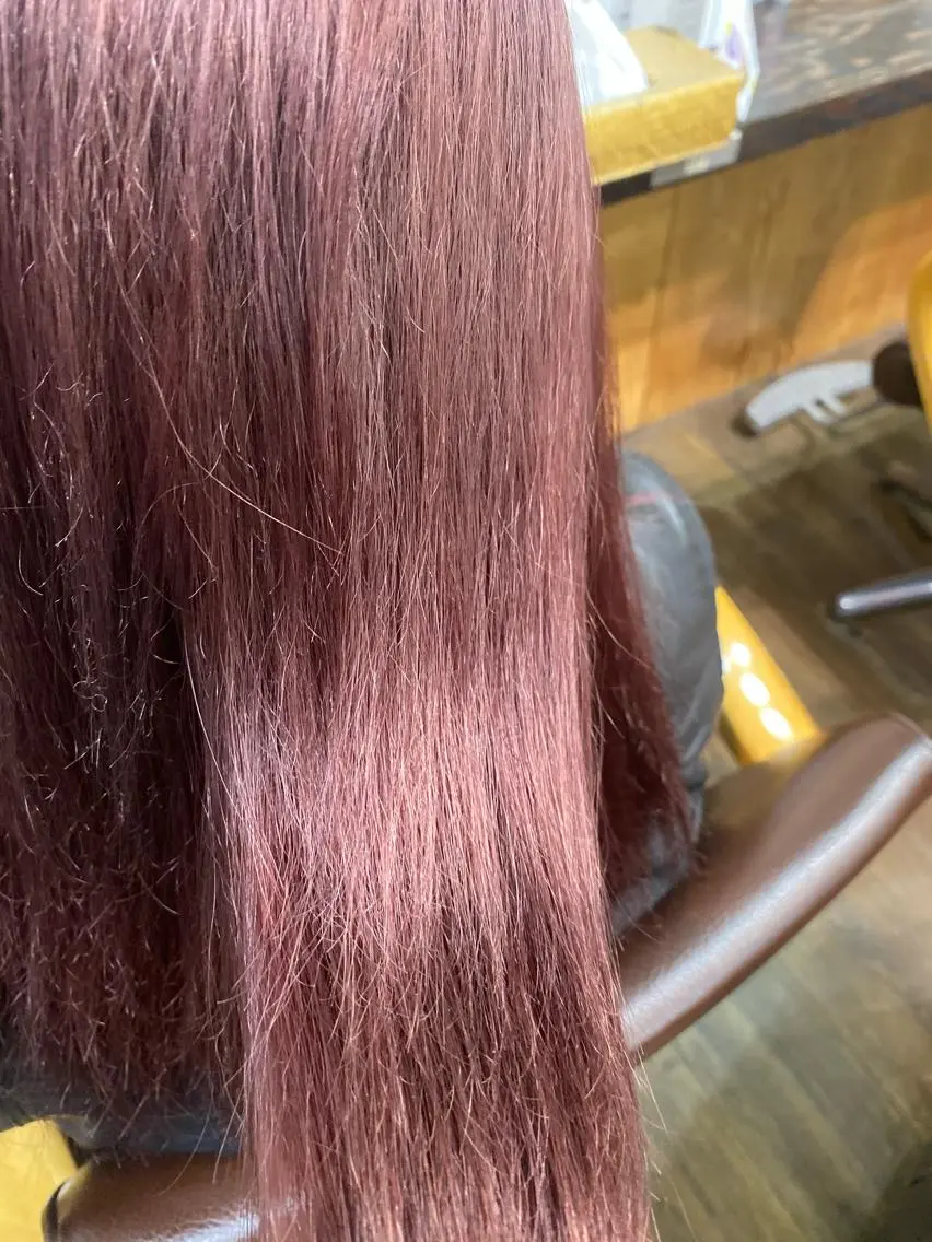 セミロング カラー IwAsh大和駅前店 河野亜里香のヘアスタイル