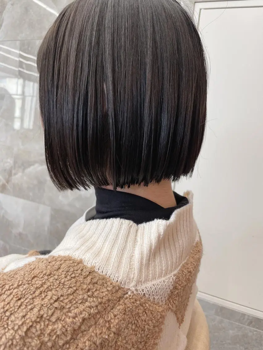 ミディアム ボブ 期間限定無料カット まつきのヘアスタイル