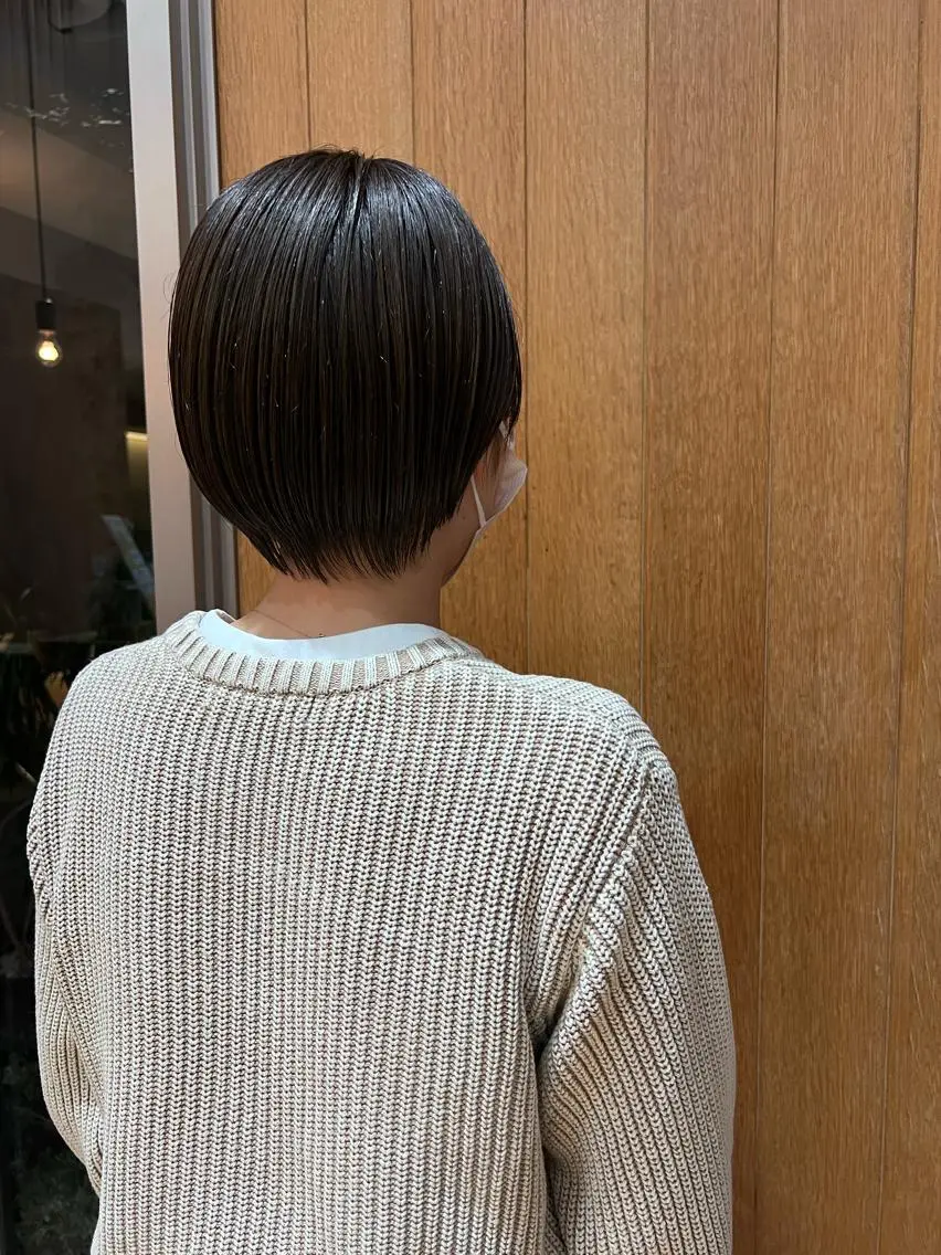 ショート 大人可愛い♡コテ巻き パーマ🌼杉田 萌恵のヘアスタイル